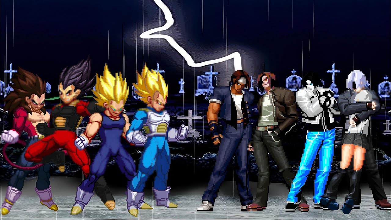 [DBZ vs KOF] Vegeta Team vs Kyo Team