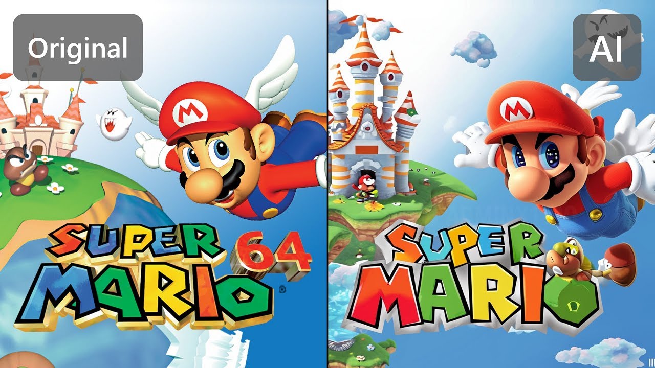 Super Mario 64 - Slider Race Theme, but it is continued by AI