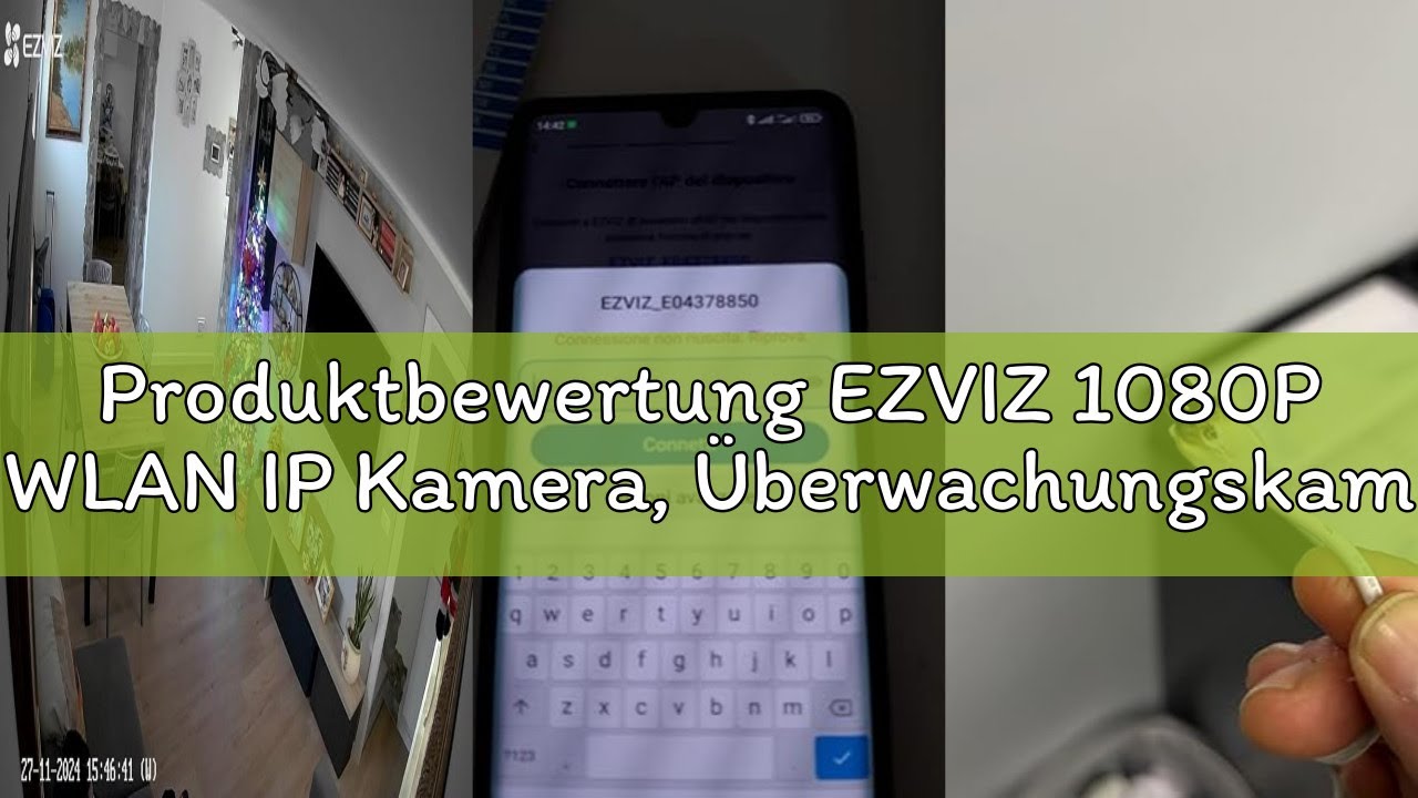 Produktbewertung EZVIZ 1080P WLAN IP Kamera, Überwachungskamera Innen mit Zwei-Wege-Audio, Magnetfuß