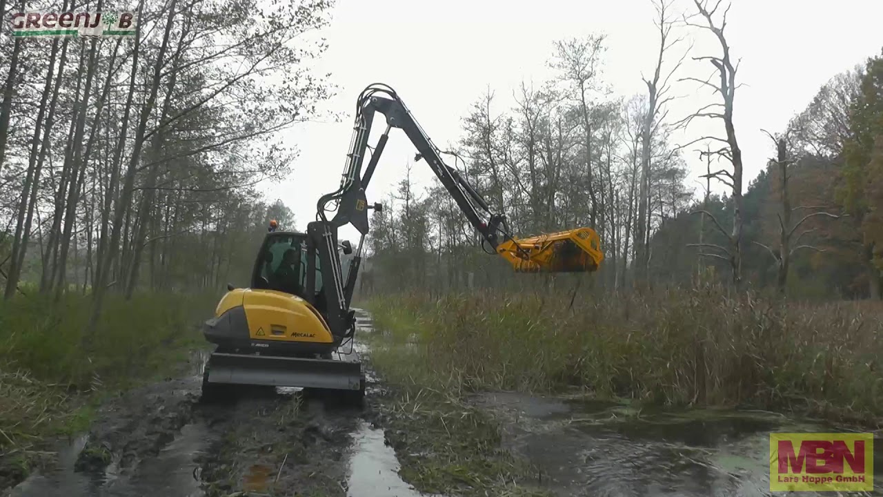 MBN Baumaschinen TV | GreenJob | Mecalac | 8 MCR | Excavator