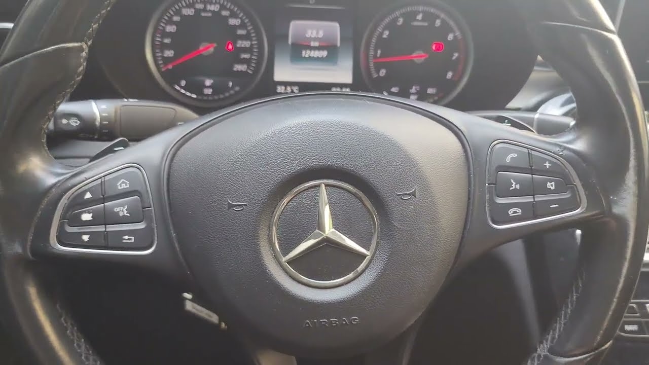 Reset de servicio, Mantenimiento necesario Mercedes C180 2016