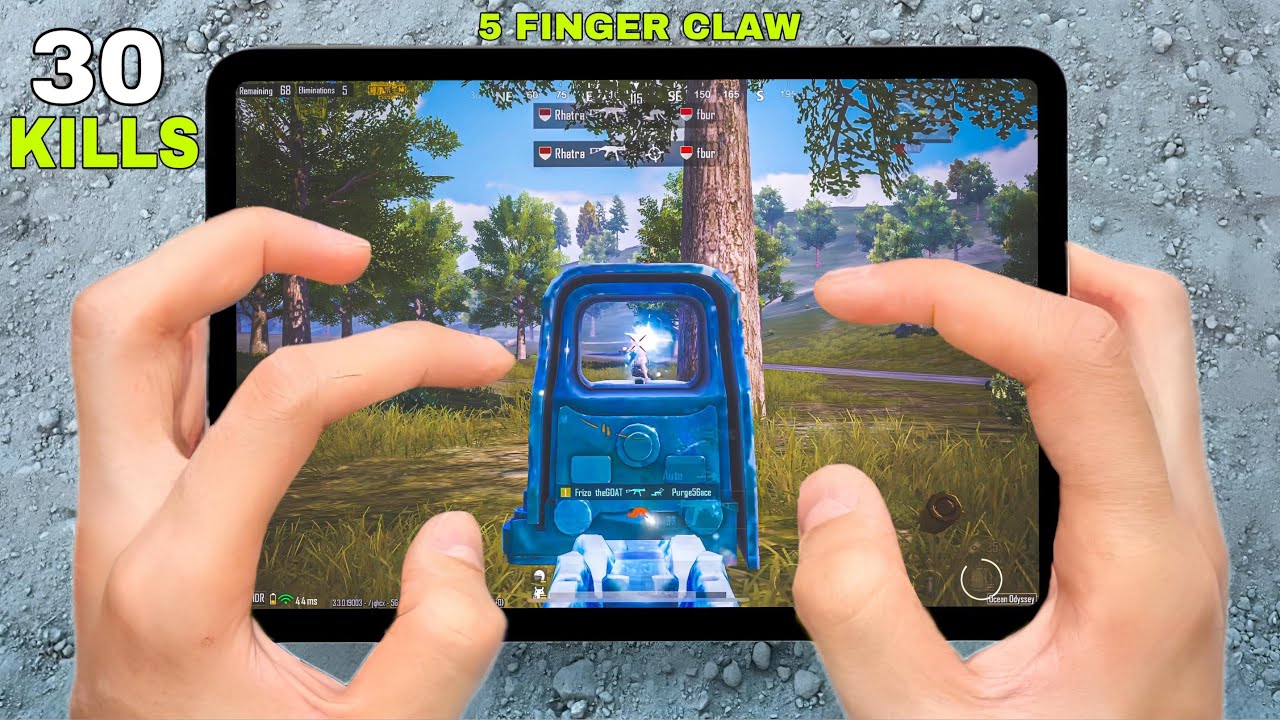 iPad Mini 7 HANDCAM 🔥 Pubg Test/Gameplay/Sensitivity ❤️ 5 Finger Claw+Gyro🔥Smooth+60FPS
