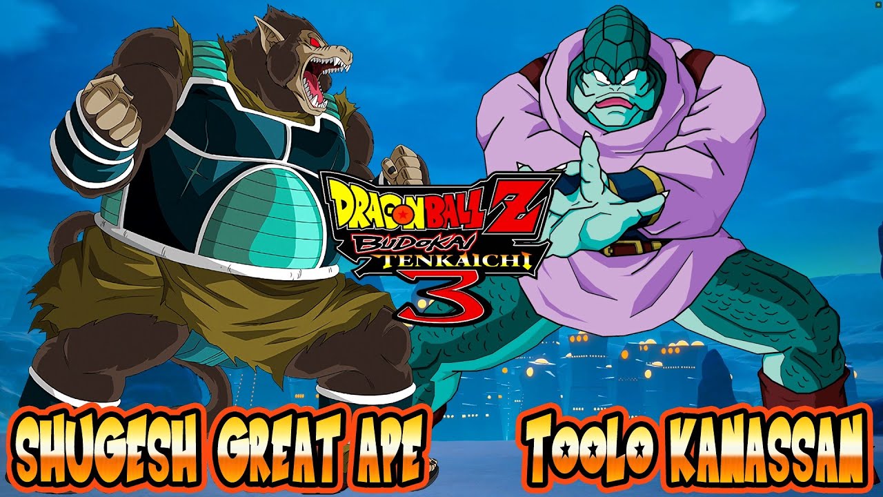 Shugesh Great Ape Ozaru VS Toolo Kanassan Dragon Ball Z Budokai Tenkaichi 3 MOD BT3 PS2