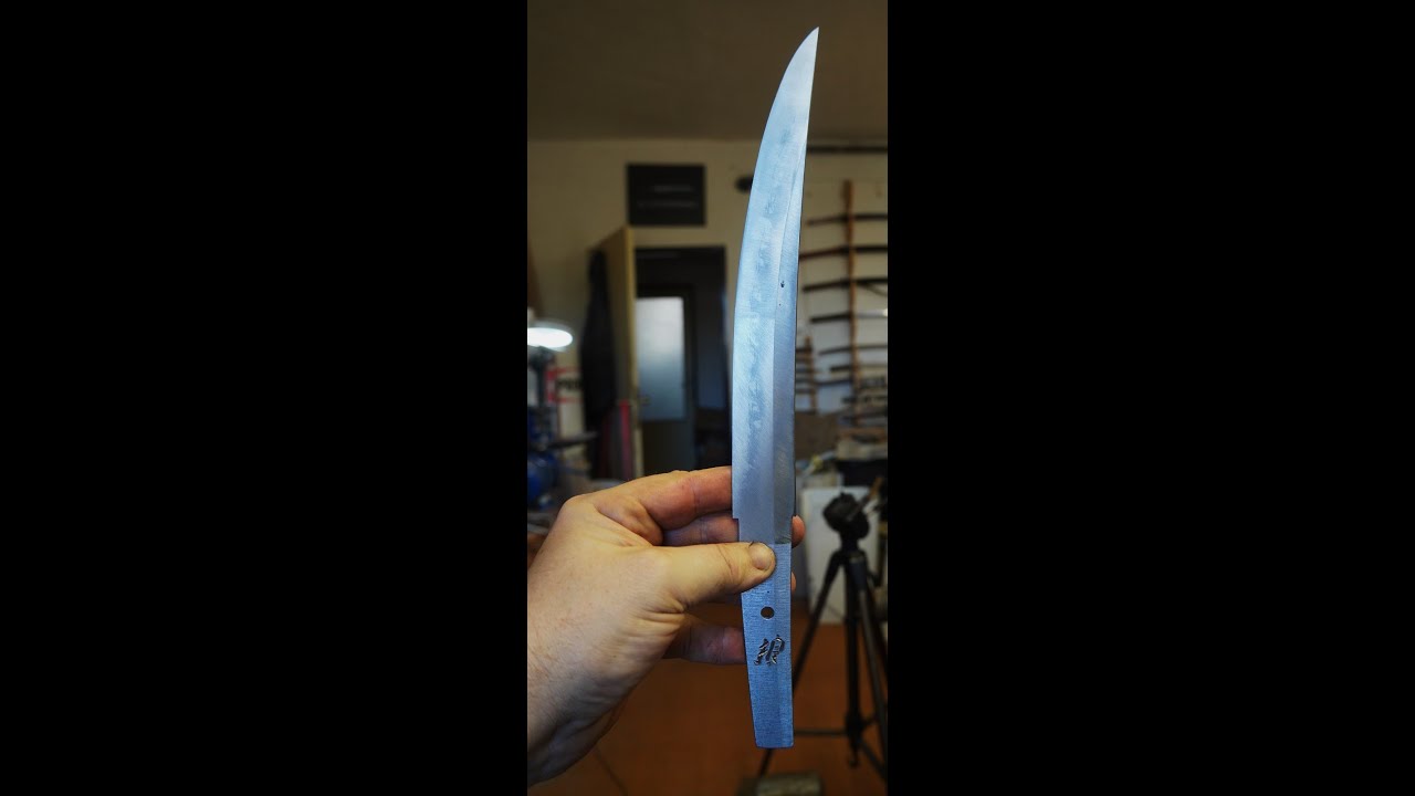 Katana making, osoraku tanto, saka chóji hamon