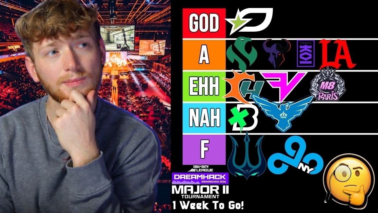 Рейтинг команд CDL по уровням за 1 неделю до начала второго крупного турнира.