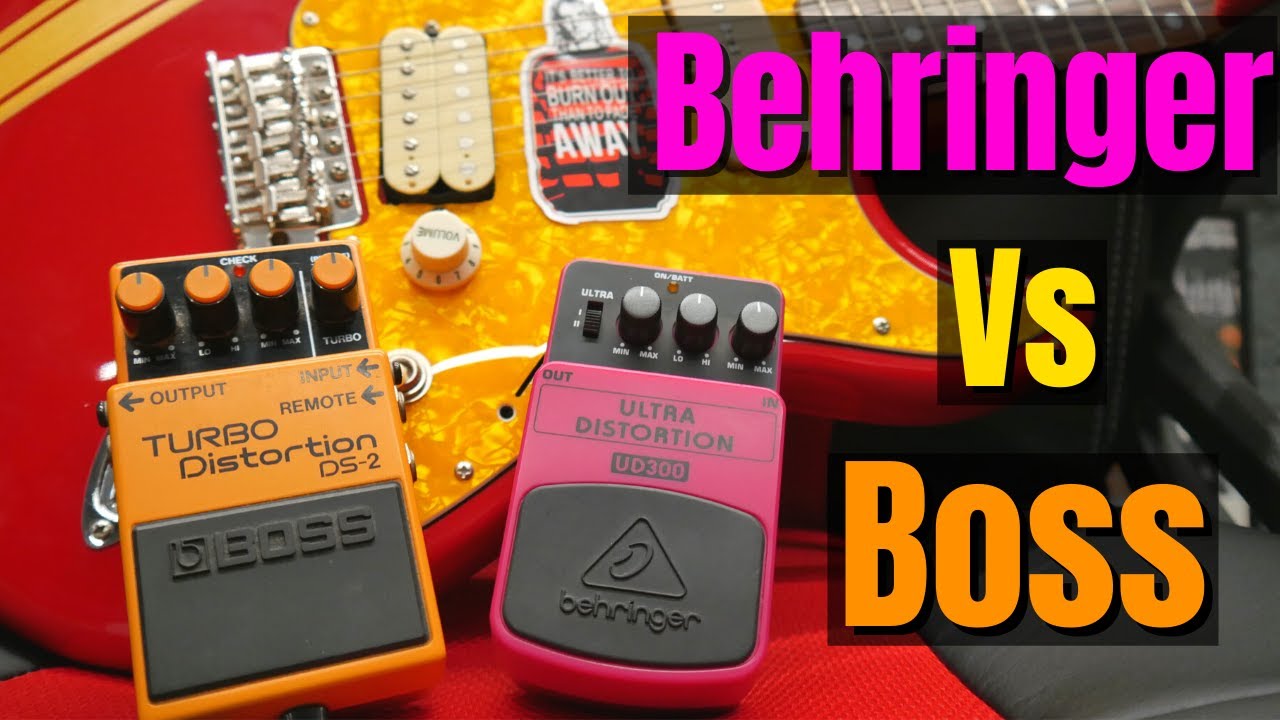 Boss DS-2 TURBO Distortion Vs Behringer Ultra Distortion UD300 | Pedal Comparison