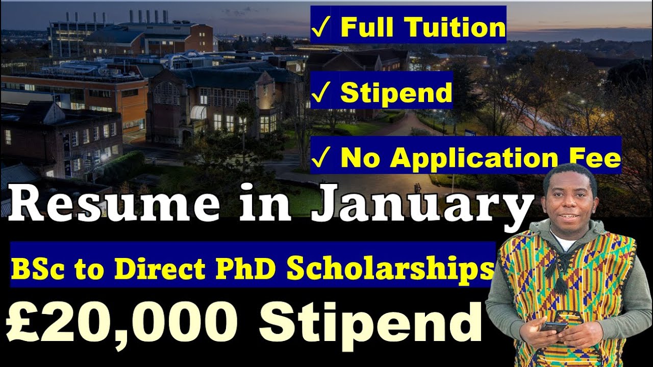 UK January 2025 Intake: Fully Funded Scholarship with £20,000 Stipend