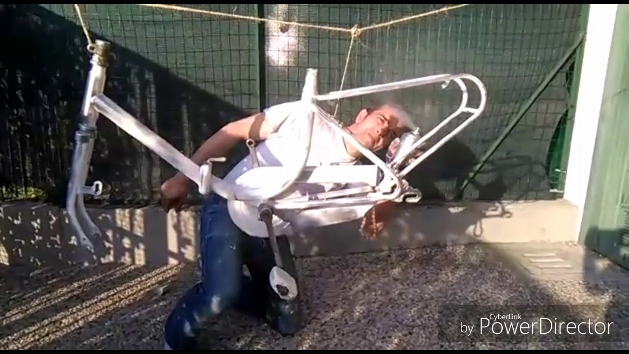 Come verniciare la bicicletta effetto metallico cromato