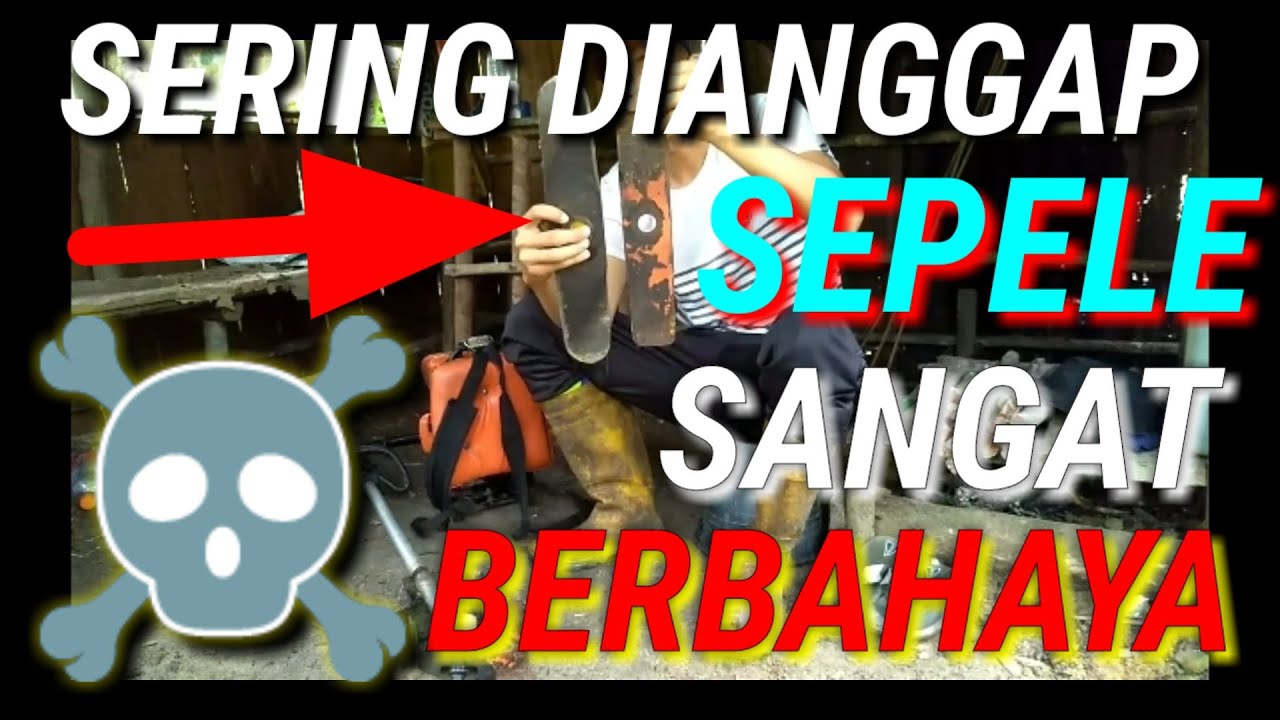Mesin potong rumput (babat rumput) ternyata berbahaya jika menyepelekan hal ini