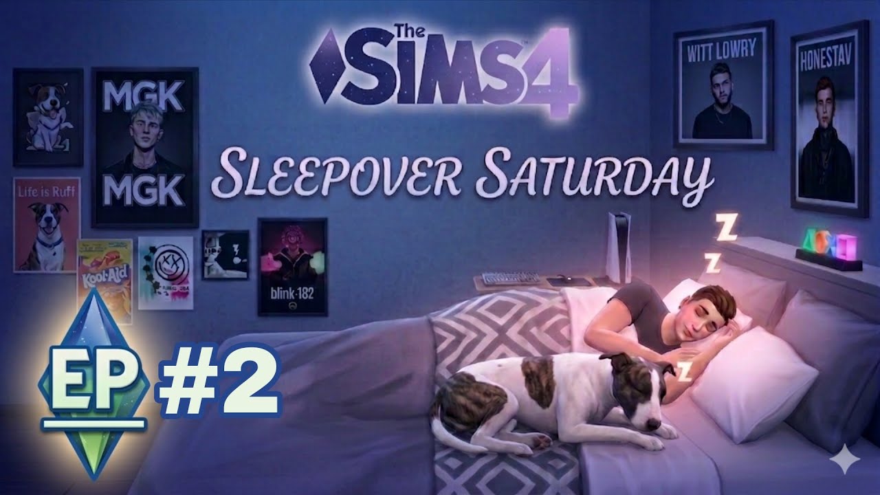 The Sims 4 - Sleepover Saturday Stream