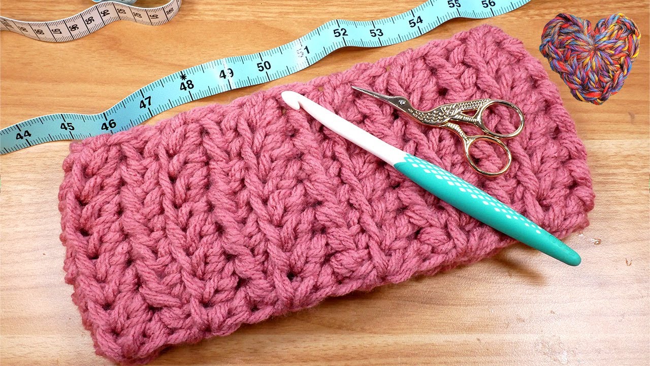 Häkeln | XXL Kuschelstirnband | einfach & schnell Häkeln | Anfängerprojekt