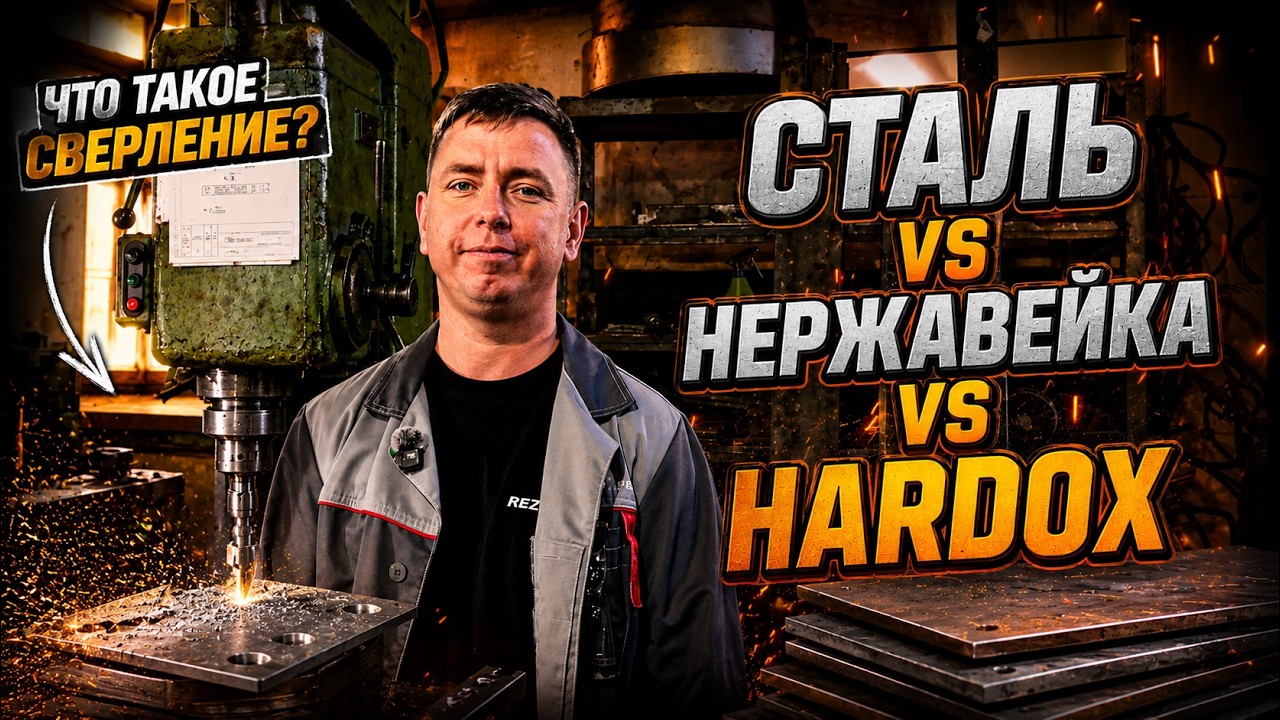 Что такое сверление? Сверлим обычную сталь, нержавейку и HARDOX