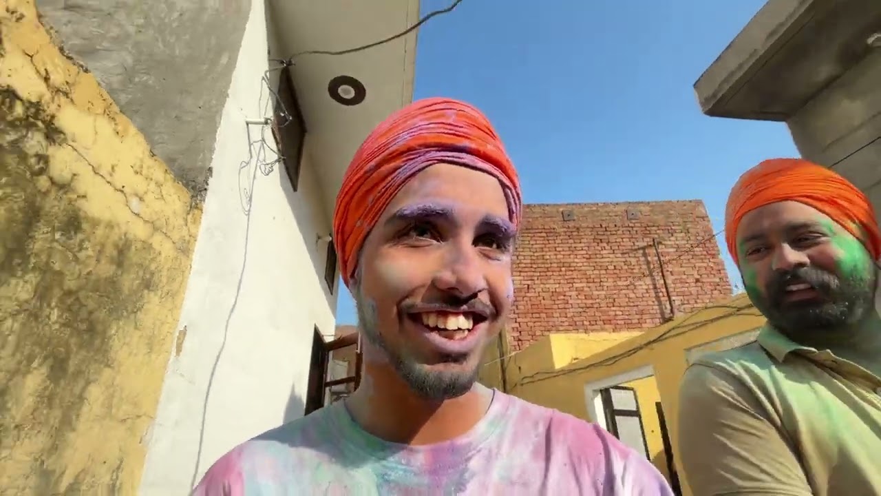 Holi ala vlog mitro ✌️  Pinda di holi ❤️Prince 7112 
