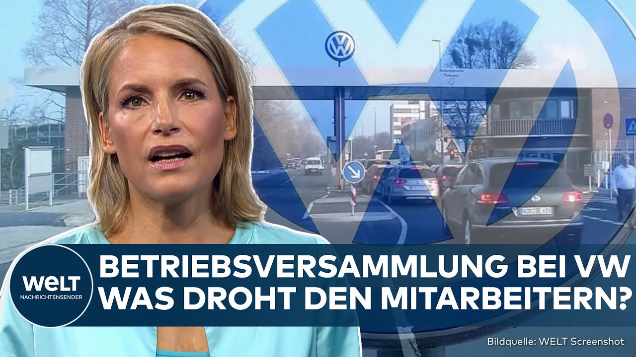 DEUTSCHLAND: Showdown in Wolfsburg! Betriebsrat von VW tagt zum Sparkurs