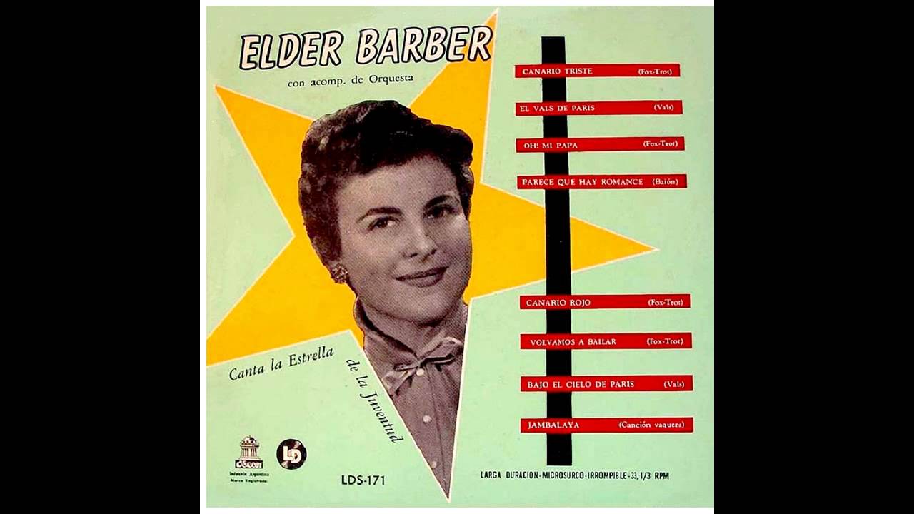 CANARIO TRISTE (Blue canary)  -  ELDER BARBER (1954)