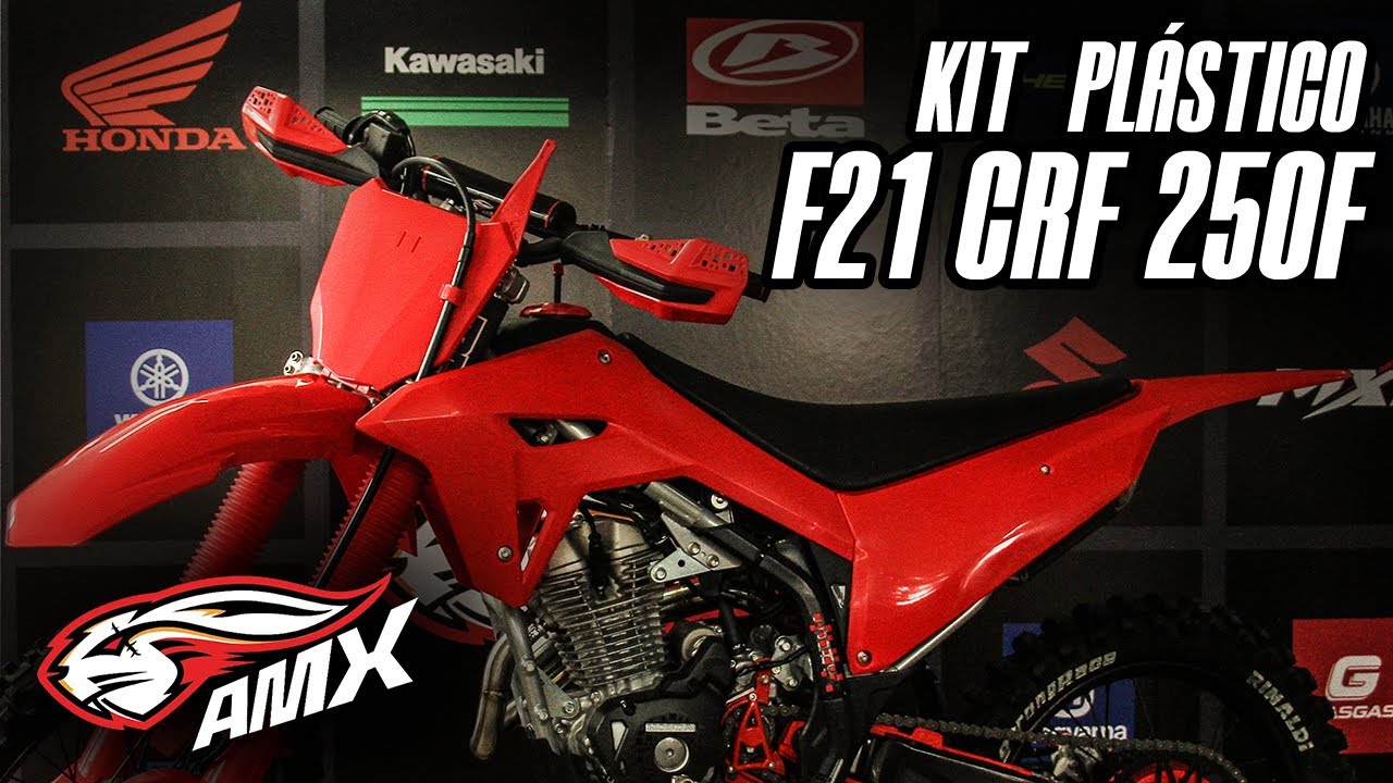 COMO INSTALAR KIT PLASTICO F21 CRF 250 AMX ACESSORIOS