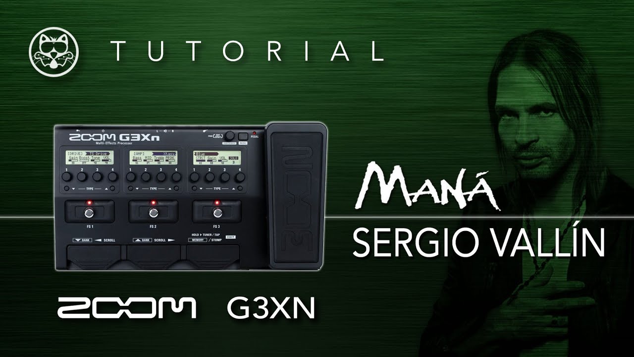 ZOOM G3XN! Maná - Sergio Vallín... EN ESPAÑOL!