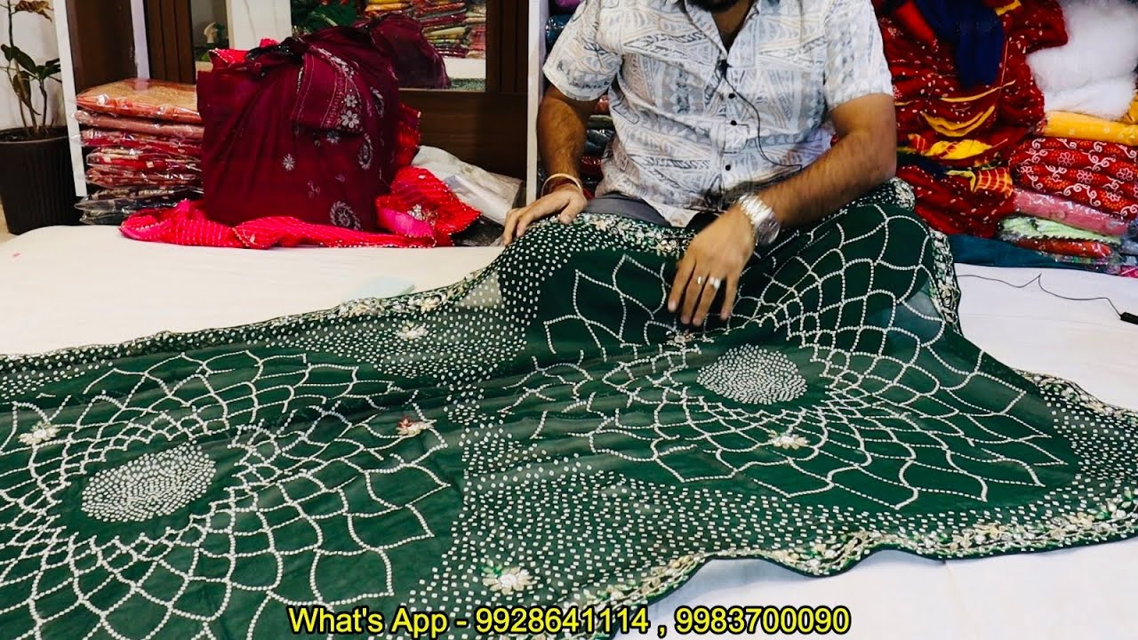🔥यह जयपुरी साड़ी काफी वायरल हो रही है...क्या आपने देखी? | Latest Viral Rajasthani Saree 2024