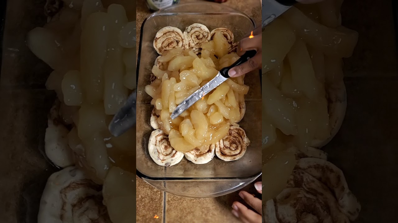 Cinnamon apple pie rolls