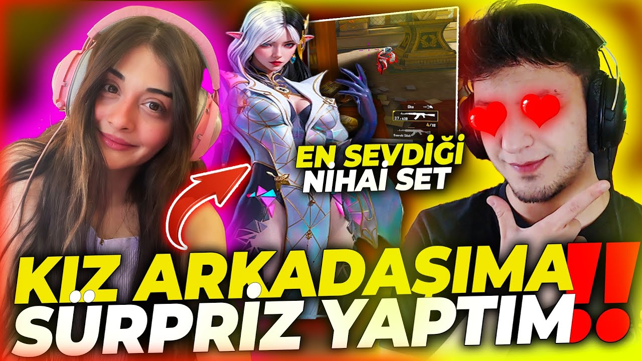 KIZ ARKADAŞIMA EN SEVDİĞİ SETİ ALDIM!! 😱 ÇOK SEVİNDİ!! PUBG MOBILE