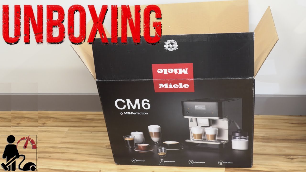Miele CM6 Coffee Machine Unboxing