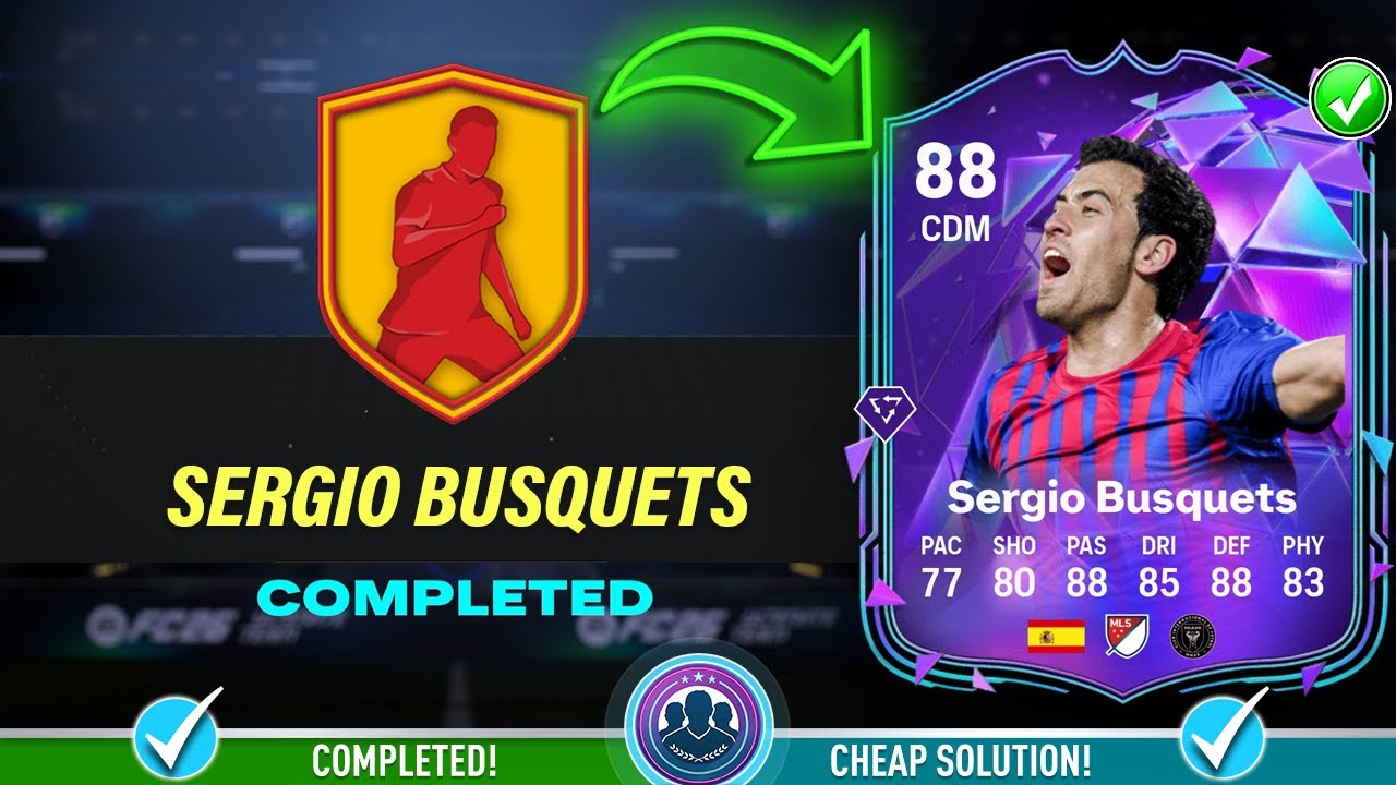 88 End Of An Era Sergio Busquets SBC Solution - Cheap Solution & Tips - FC 26