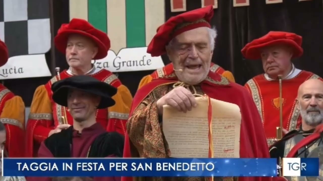 Festeggiamenti della 43 esima edizione della manifestazione di San Benedetto Taggia TGR Rai Liguria 