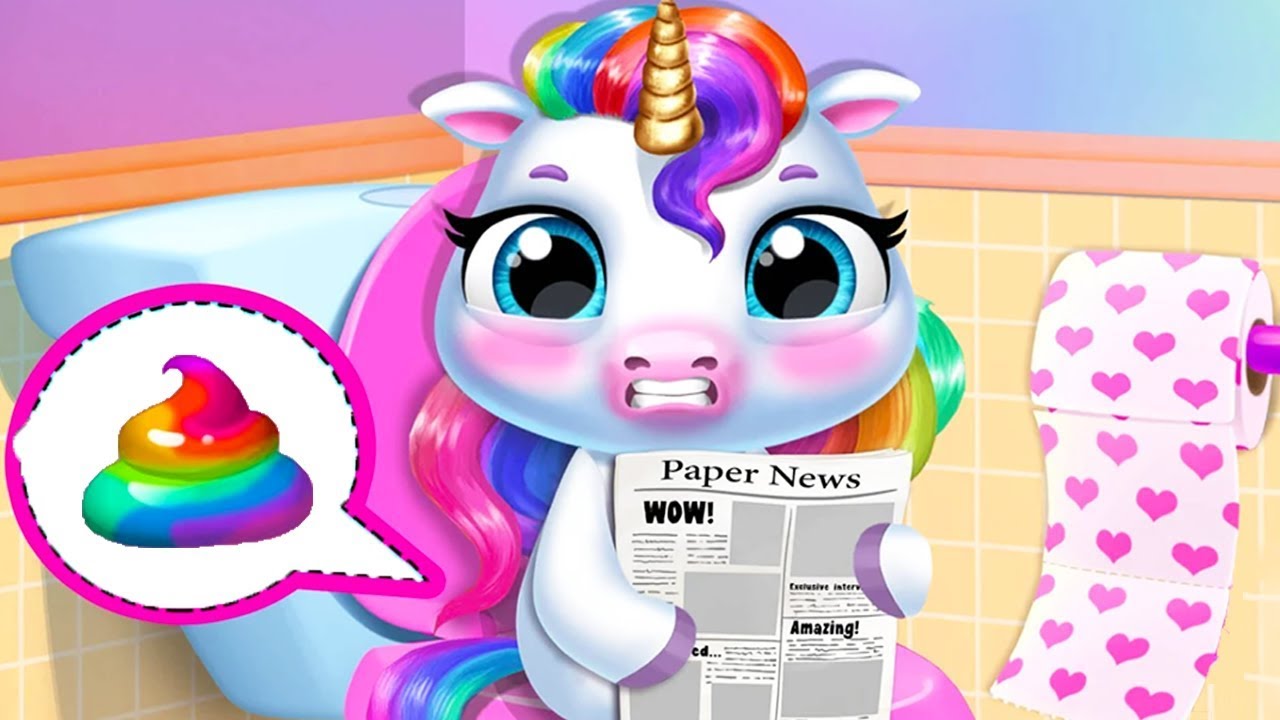 Fun New Born Pony Care Kids Game - My Baby Unicorn - Cute Pet Care & Makeover Games By TutoTOONS