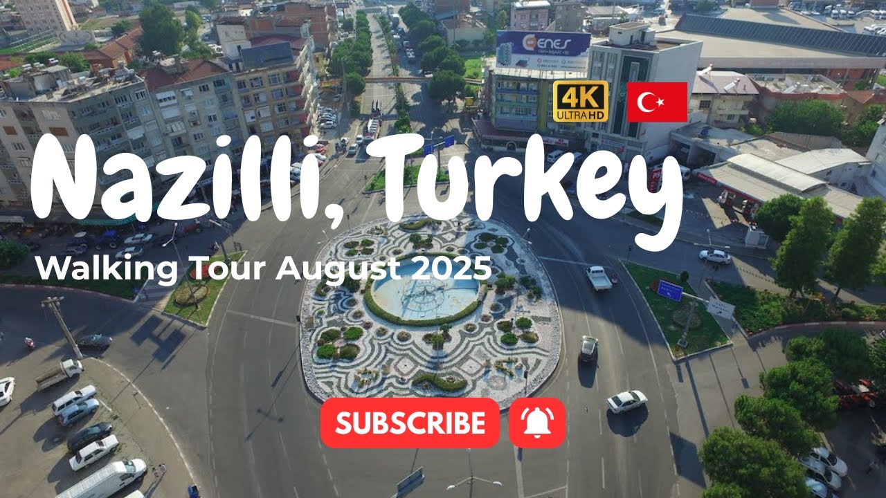 Nazilli Uzun Çarşı & Pazar Walking Tour August 2025 | Shopping Like a Local