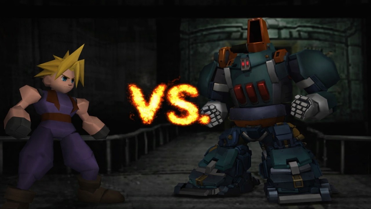 Final Fantasy VII Air Buster Boss Fight / Cloud Solo