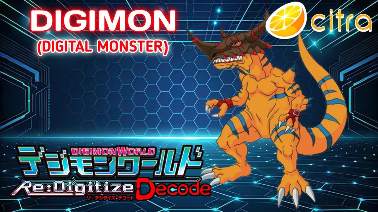DIGIMON WORLD RE-DIGITIZE DECODE CITRA 3DS