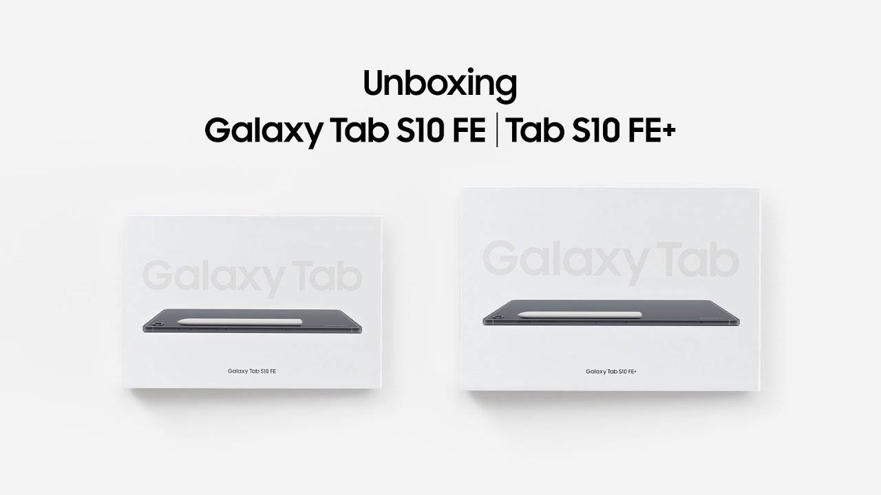 Unboxing Galaxy Tab S10 FE | FE+ | Samsung