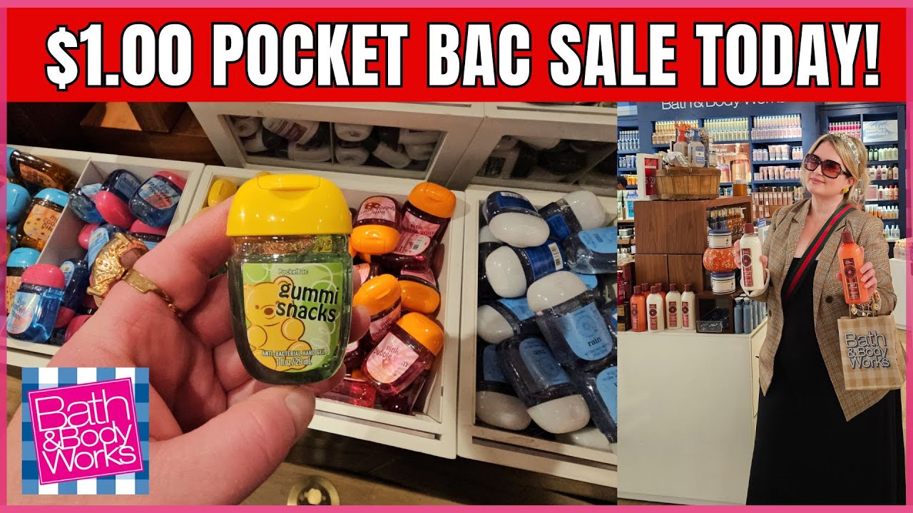 Bath & Body Works NEW STORE WALK THRU | $1.00 POCKET BAC SALE TODAY! #bathandbodyworks