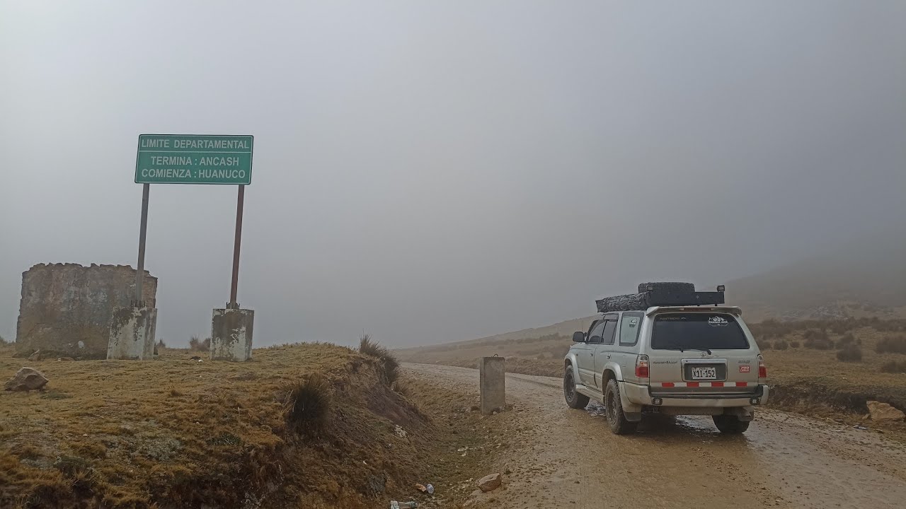 De Ancash a Huánuco por Ruta Callejón de Conchucos. Huari - Ponto
