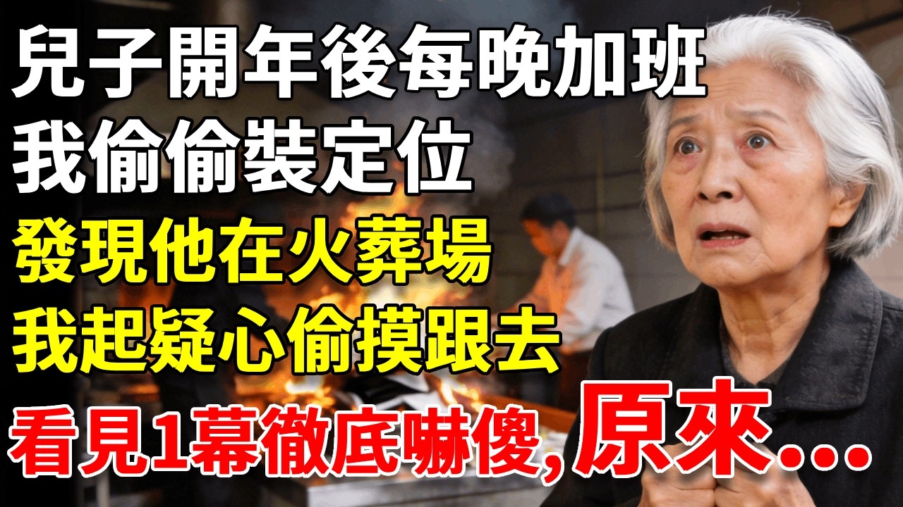 兒子開年後每晚都加班，我偷偷裝定位，發現他在火葬場，我起疑心偷摸跟去，看見一幕徹底嚇傻，竟然... #養老#生活經驗#情感故事#晚年哲理