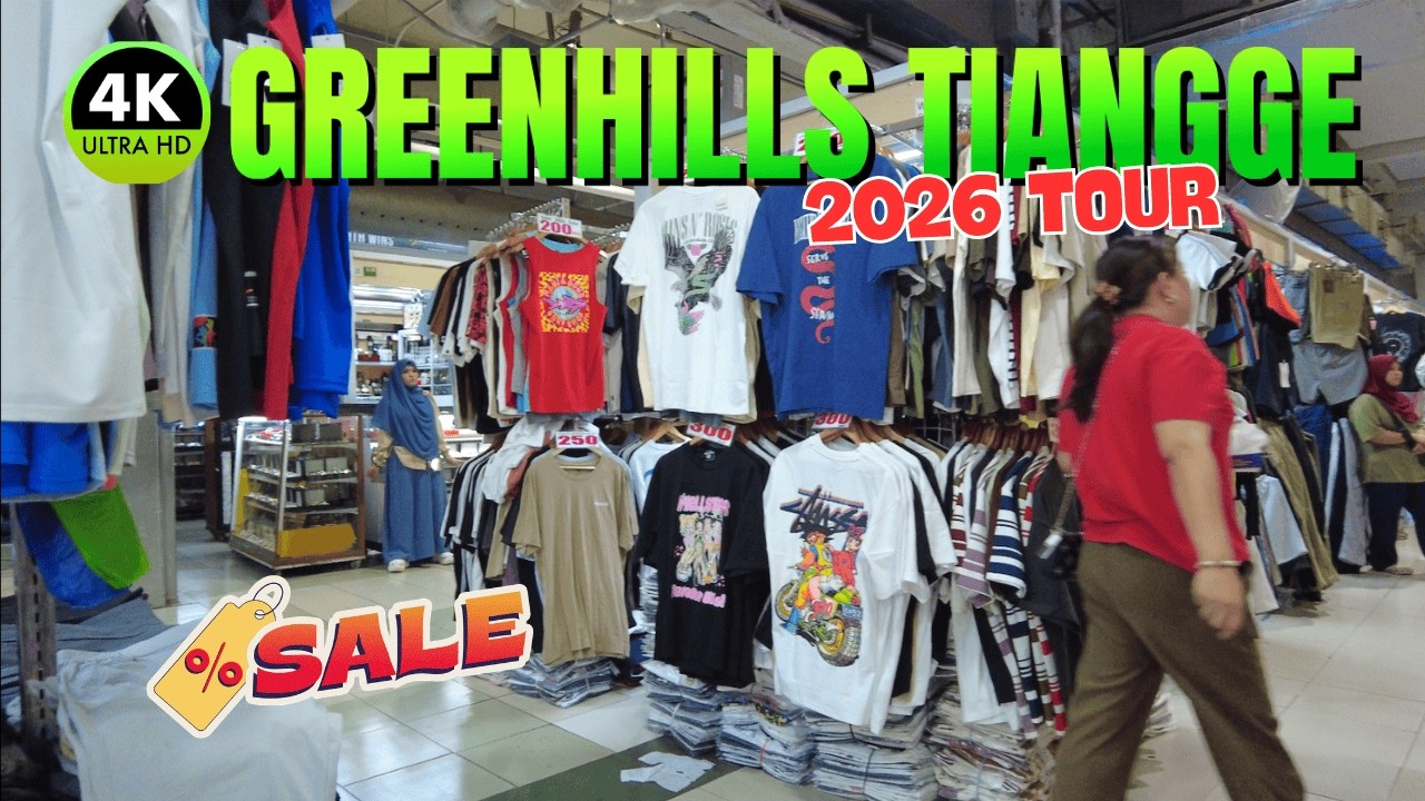 [4K] GREENHILLS TIANGGE 2026 - Update on the Famous Shopping Destination in The Philippines