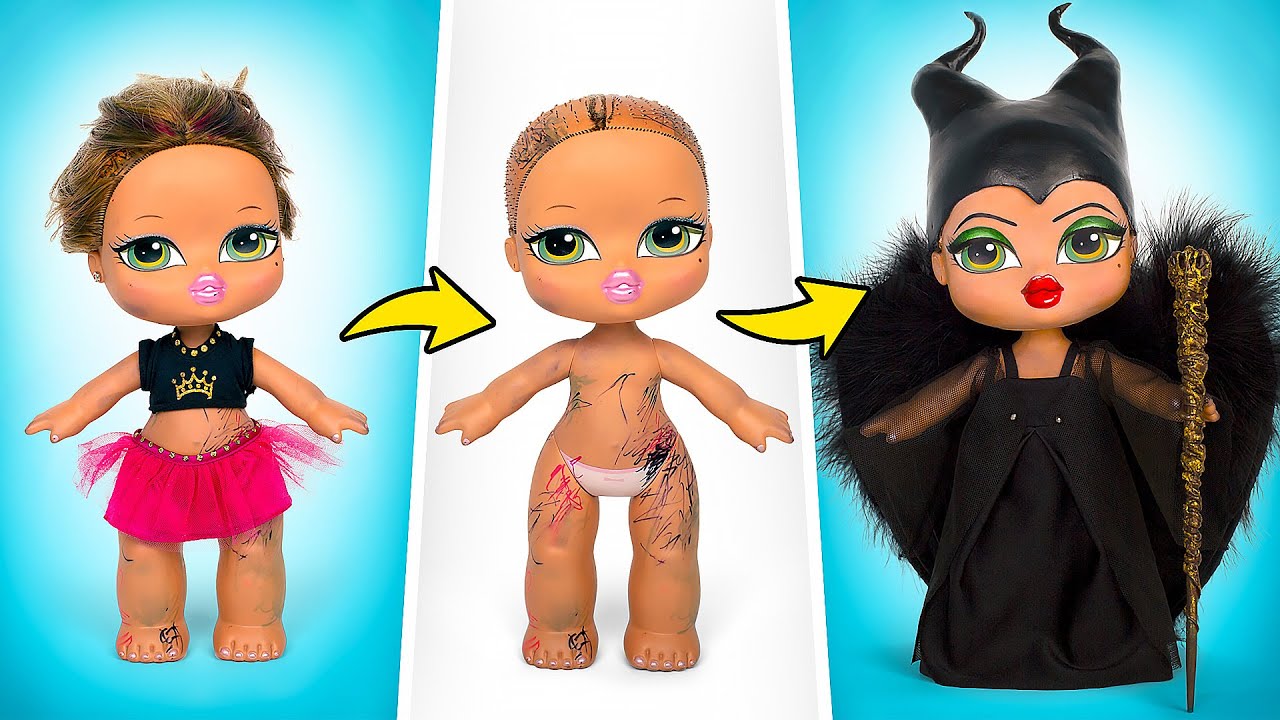 ¡Nunca es demasiado tarde para las muñecas! Convierte tu vieja Bratz en una pequeña maléfica