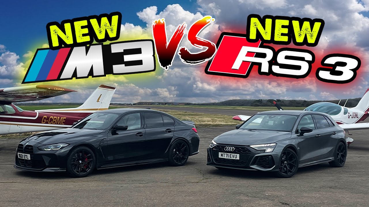 *M3 VS RS3*  I HAD TO TAKE THE M3 TO AN AIRFIELD !!!