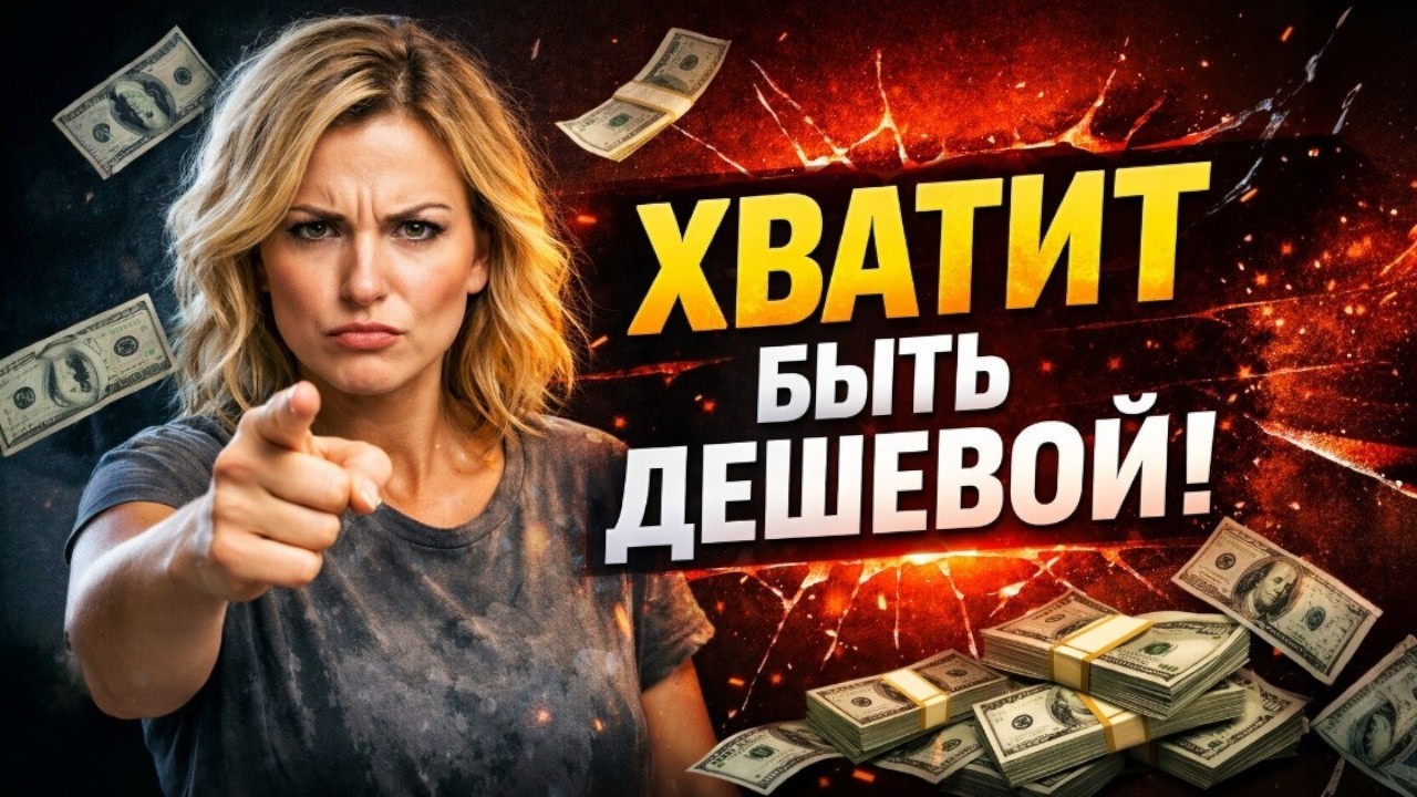 Боишься поднять цену? Хватит работать за еду: почему твой низкий чек — это диагноз?