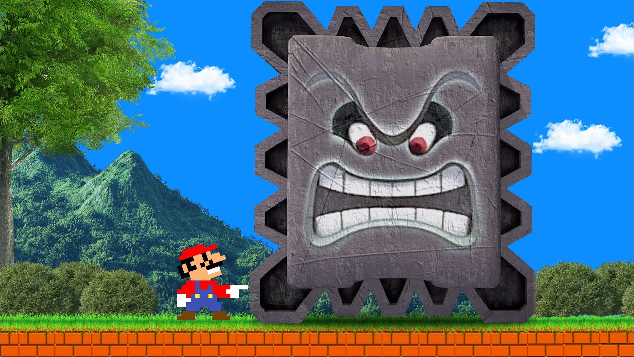 Super Mario Bros. But Everything Mario Touches Turns To RealLife