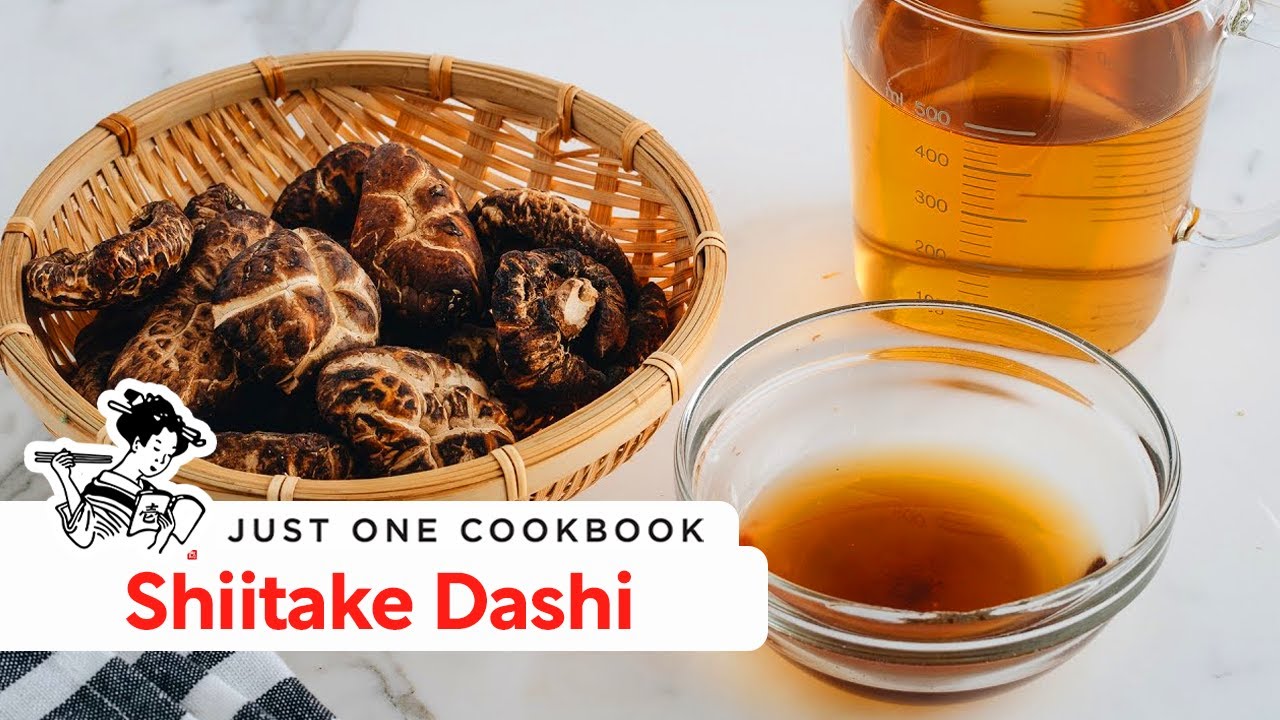 How to Make Shiitake Dashi (Recipe) 干し椎茸だしの作り方 (レシピ)