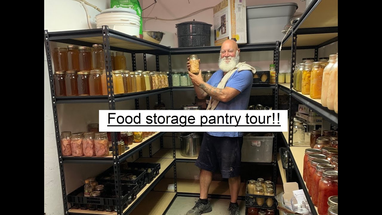 Food storage pantry tour!! - Self sufficient food preparedness