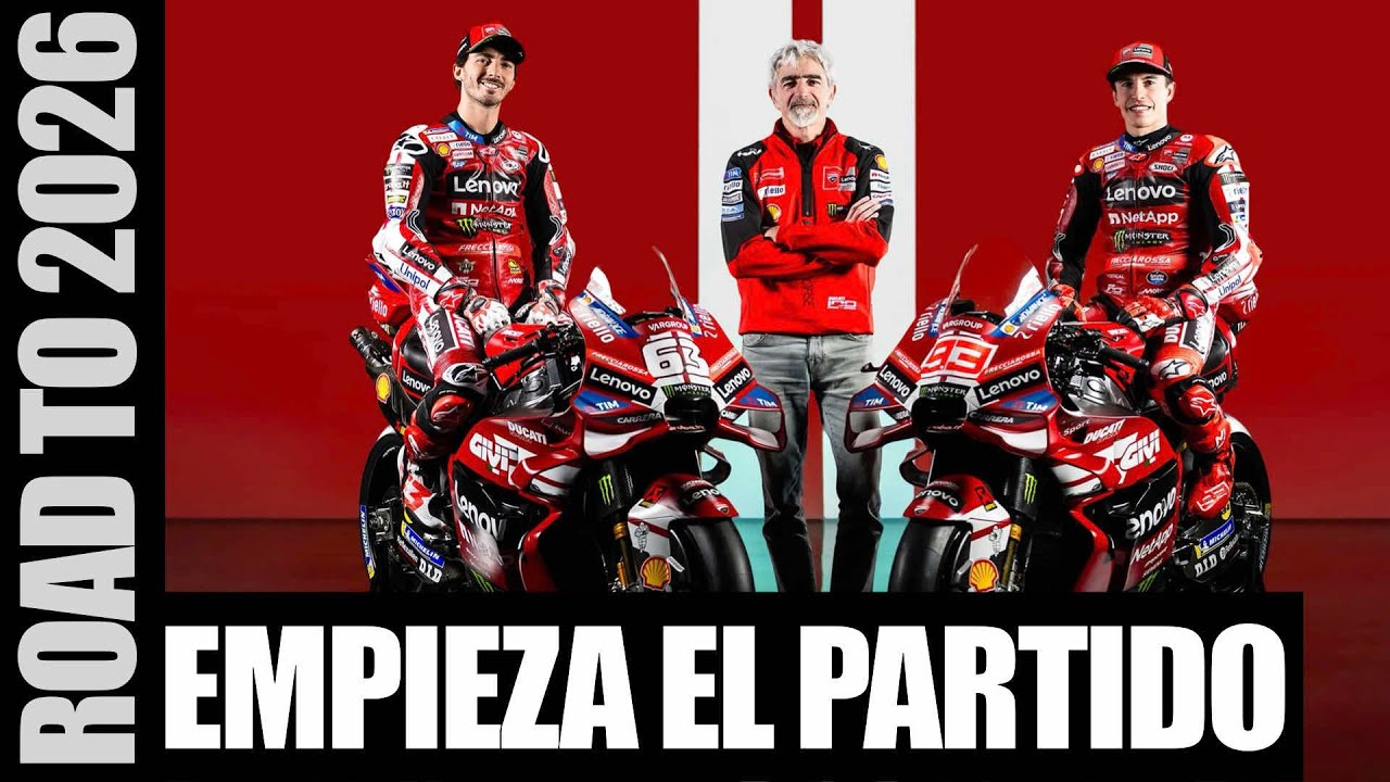Así es la nueva Ducati GP26 y así están las cosas en Borgo Panigale