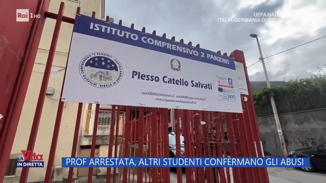 Prof arrestata, altri studenti confermano gli abusi - La Vita in diretta 20/03/2025