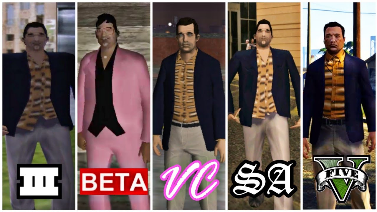 Evolution of Sonny Forelli in GTA Games | Sonny Visits  Every GTA Map