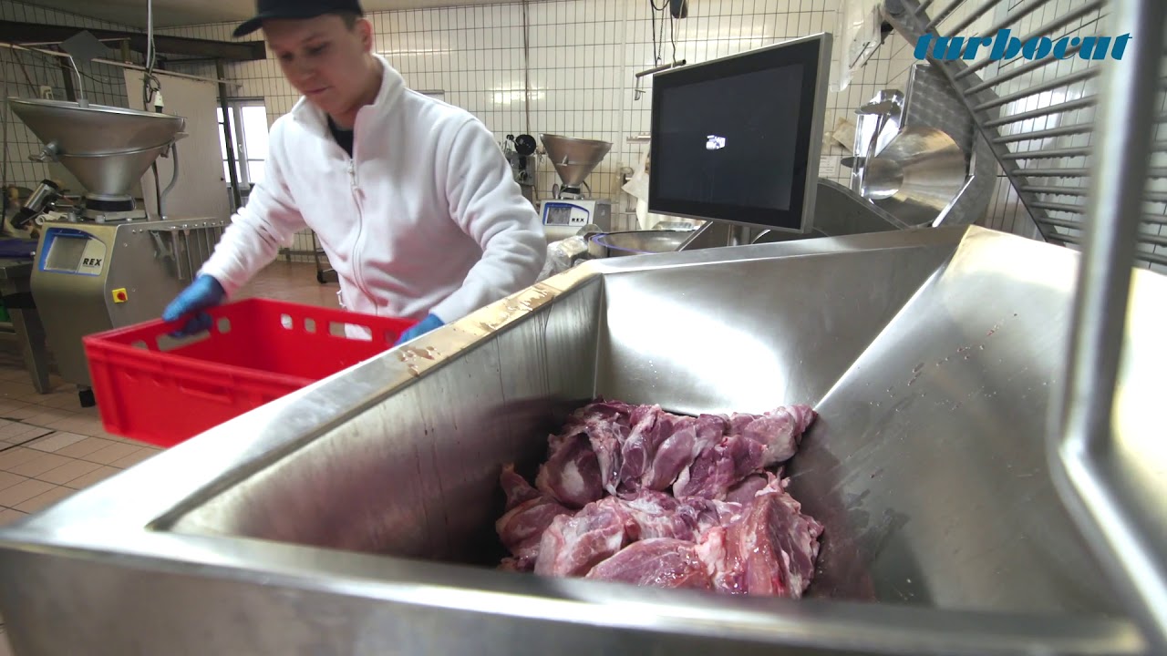 turbocut trennsatz  Anwendung - Application of turbocut meat seperating set