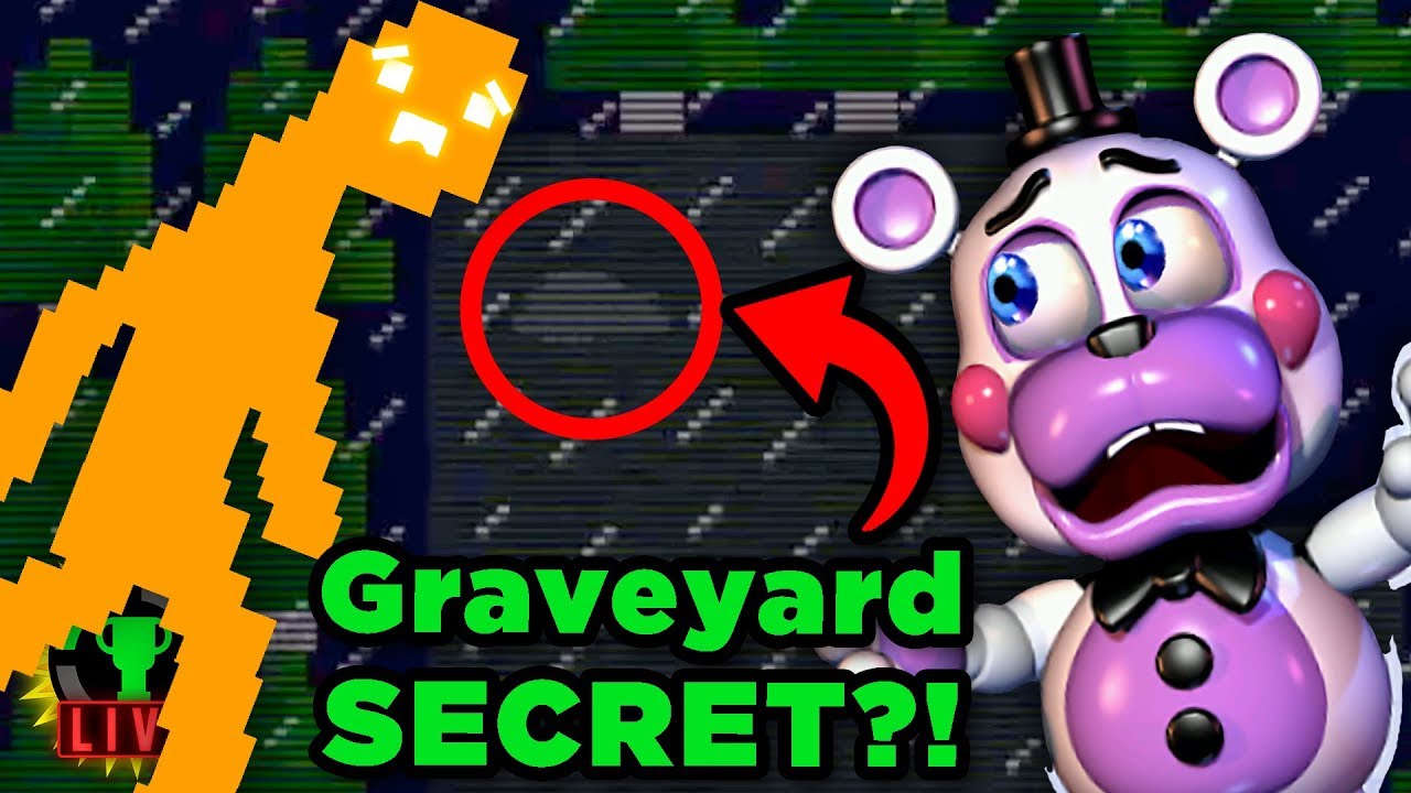 FNAF 6's SECRET GRAVE! | Five Nights at Freddy's: Pizzeria Simulator (Part 5)