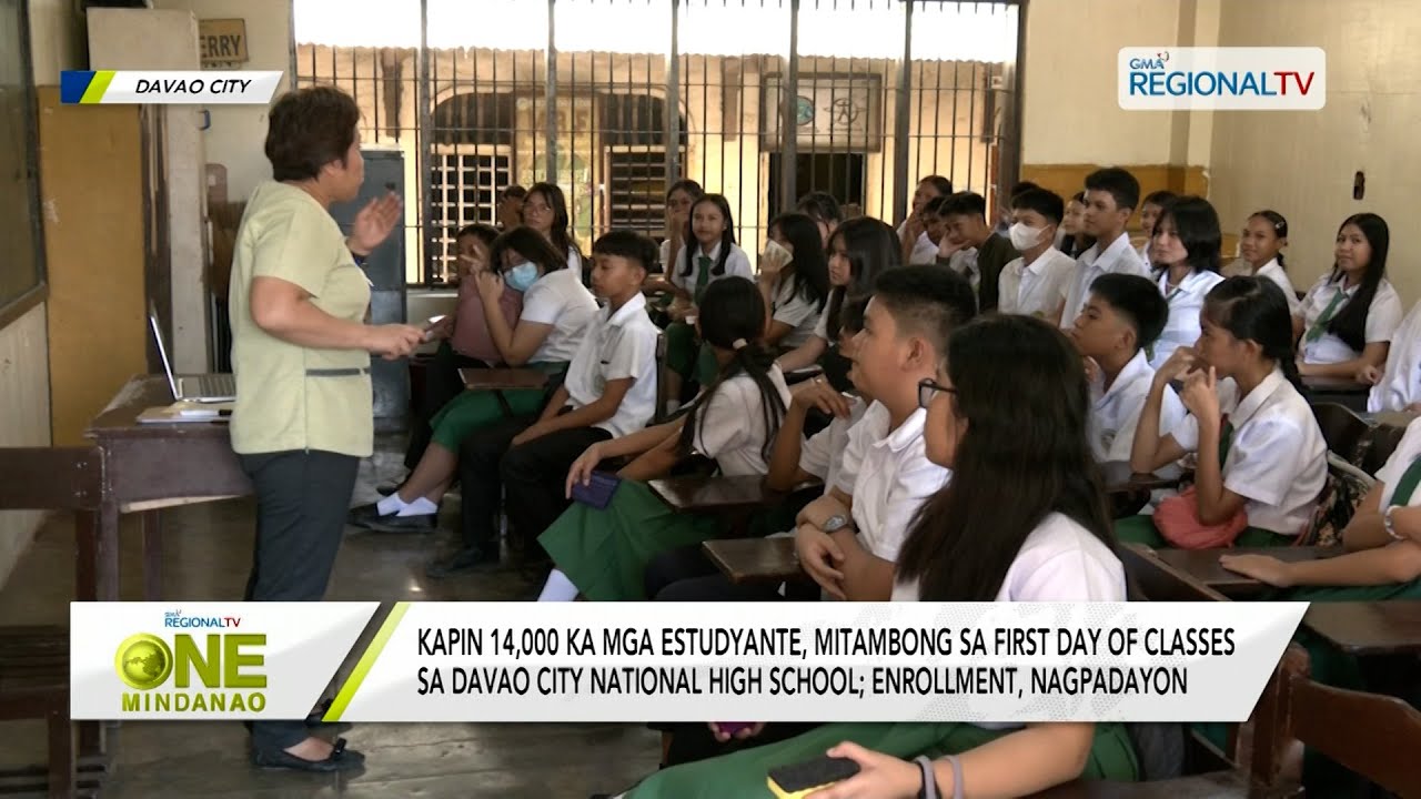 One Mindanao: Kapin 14,000 ka mga estudyante, mitambong sa first day of classes sa DCNHS