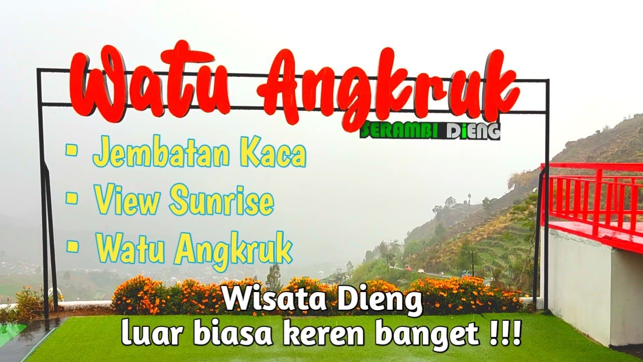 Maha Sky Watu Angkruk Serambi Dieng keren banget