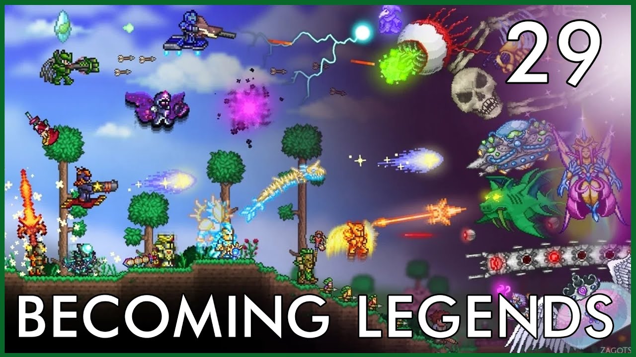 Становясь легендами - Terraria Zenith Seed Chaos, эпизод 29
